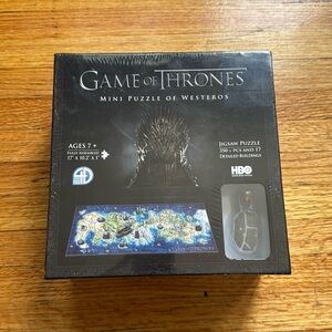 Game Of Thrones Mini Puzzle Of Westeros / New / 2016 / 350 Piece Jigsaw Puzzle